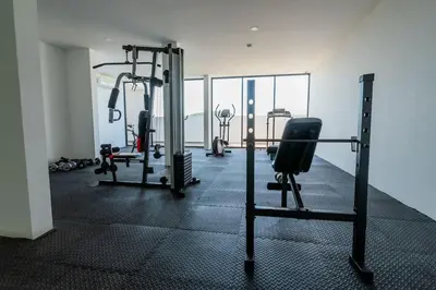 Gimnasio o instalaciones de fitness de Loft para 4 personas con alberca