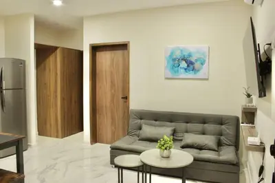 Zona de estar de Hotel boutique 1A Lomas Sense