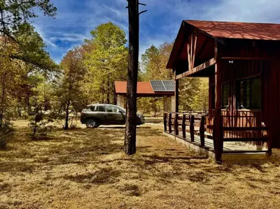 Paisaje cerca de este chalet de montaña
