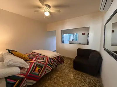 Cama o camas de una habitación en Depas Azules Zona Centro Apt B