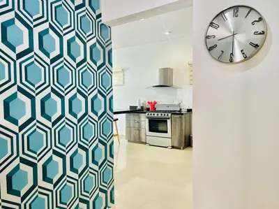 Una cocina o zona de cocina en Elegante depa super céntrico en zona dorada 1
