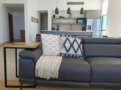 Zona de estar de Hermoso condominio 3 recámaras