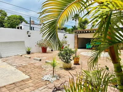 Jardín al aire libre en Meson del capitan 1 depa en el centro!