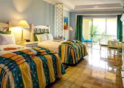 Cama o camas de una habitación en Pueblo Bonito Emerald Bay Resort & Spa