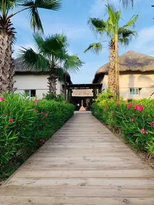 Jardín al aire libre en Casa esmeralda grand