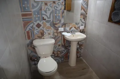 Un baño de La Casona de los Abuelos