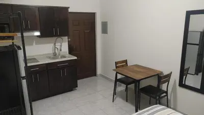 Una cocina o zona de cocina en Estudios OM