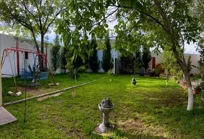 Jardín al aire libre en Encantadora Cabaña de Campo con Alberca Privada