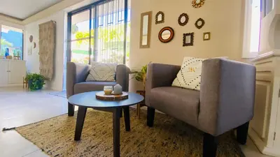 Zona de estar de Casa Palencia Hotel and Breakfast