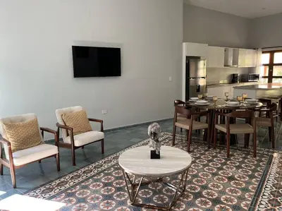 Una cocina o zona de cocina en CASA VICTORIA Departamento exclusivo y único en Centro Histórico