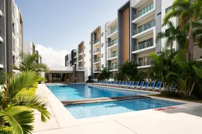 Piscina en o cerca de Departamento Con Alberca