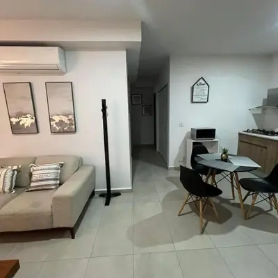 Zona de estar de Blue Mazatlán