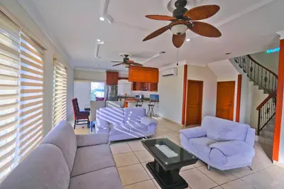 Zona de estar de Beautiful Residence in the most exclusive preserve