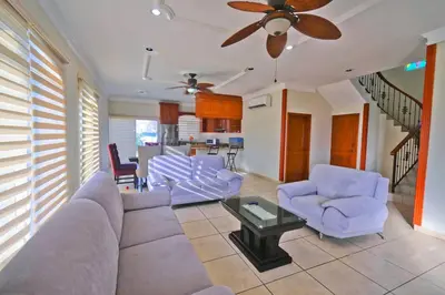 Zona de estar de Beautiful Residence in the most exclusive preserve