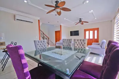 Zona de estar de Beautiful Residence in the most exclusive preserve