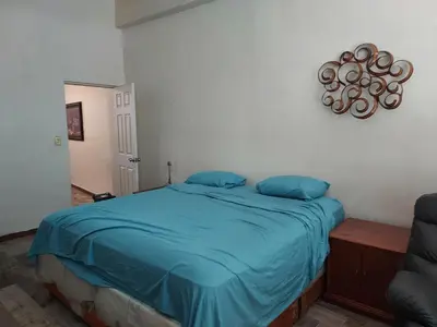 Cama o camas de una habitación en Bonito Departamento Amueblado y se factura