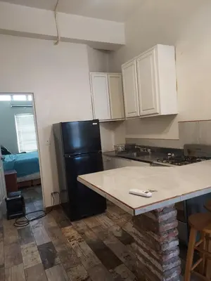 Una cocina o zona de cocina en Bonito Departamento Amueblado y se factura
