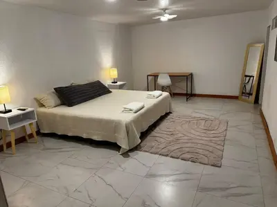 Cama o camas de una habitación en La casa del Ejido