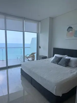 Cama o camas de una habitación en Camino al Mar