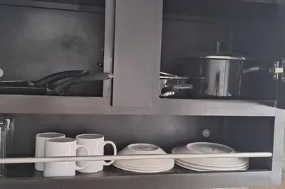 Una cocina o zona de cocina en Alojamiento cómodo en Lomas de San Isidro