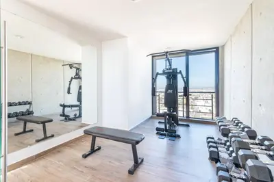 Gimnasio o instalaciones de fitness de Lujo y Comodidad Frente al Mar en Torre Catania