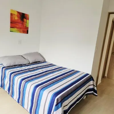 Cama o camas de una habitación en Paraíso Almarena De Lujo - 1 Min Playas