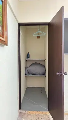 Cama o camas de una habitación en Departamento sencillo LM