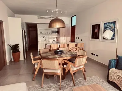 Una cocina o zona de cocina en 4-101 Frente al mar, 2 recámaras piso 1