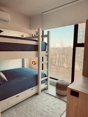 Cama o camas de una habitación en 4-101 Frente al mar, 2 recámaras piso 1