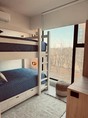 Cama o camas de una habitación en 4-102 Frente al mar, 2 recámaras piso 1