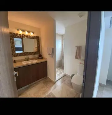 Plano de Departamento a pie de playa con alberca infinty en piso 22
