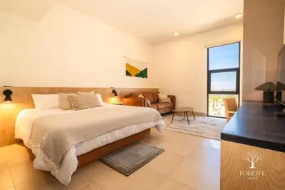 Cama o camas de una habitación en Penthouse Punta Península Bahía de Kino