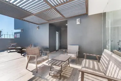 Zona de estar de Stylish Stay in the heart of the Mazatlán Malecon