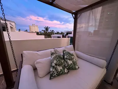 Un balcón o terraza de Tú Casa de playa Playa Brujas Residence & Beach club