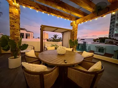 Un balcón o terraza de Tú Casa de playa Playa Brujas Residence & Beach club