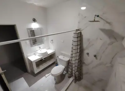 Un baño de Casa constitución