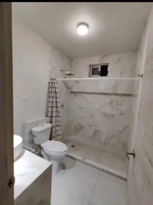 Un baño de Casa constitución