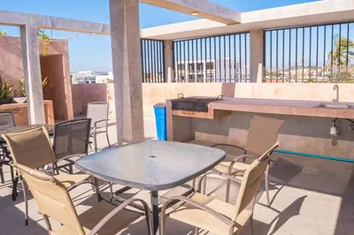 Un balcón o terraza de Loft a 3 cuadras de la playa by G P S rentas
