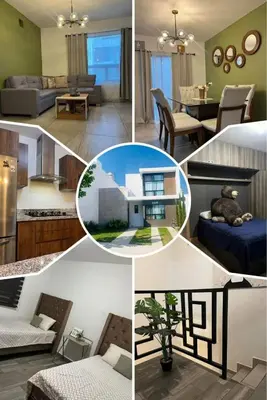 Zona de estar de A house near nature