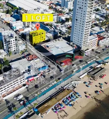 Plano de Paraíso Costero con Vista al Mar