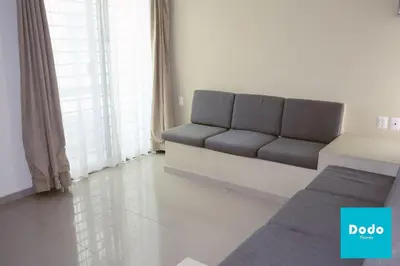 Zona de estar de Torre con alberca a 1 cuadra de la playa
