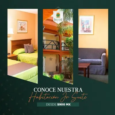 Cama o camas de una habitación en Hotel San José