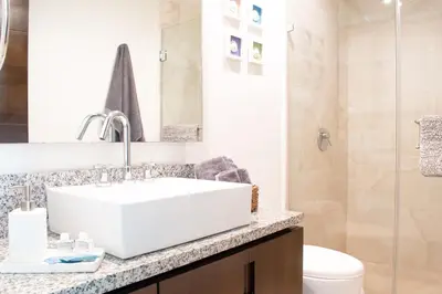 Un baño de Condo de lujo en Mazatlan Peninsula