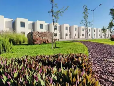 Jardín al aire libre en Minimalist House Equipped