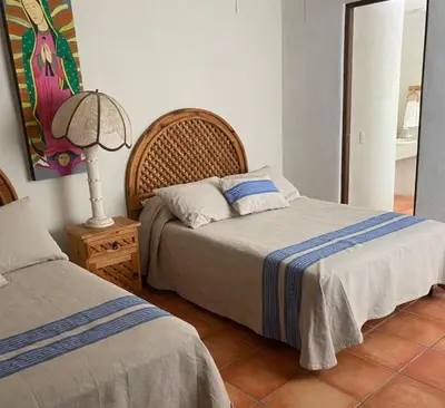 Cama o camas de una habitación en Casa Paloma