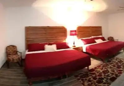 Cama o camas de una habitación en Quinta San José de las Palomas