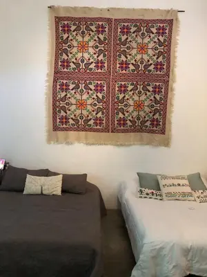 Cama o camas de una habitación en Casa Historica Colonial