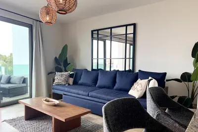 Zona de estar de Condo Playa & Waterfront Heated Alberca