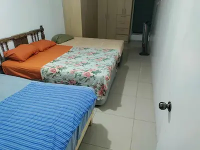 Cama o camas de una habitación en Casa de Huéspedes Encanto Raramuri