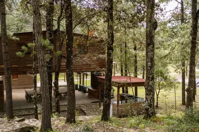 Paisaje cerca de este chalet de montaña